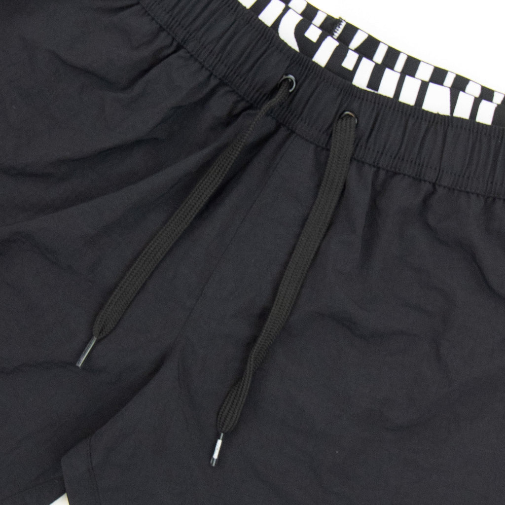 Moschino Swim Band Logo Swim Shorts Black 0555