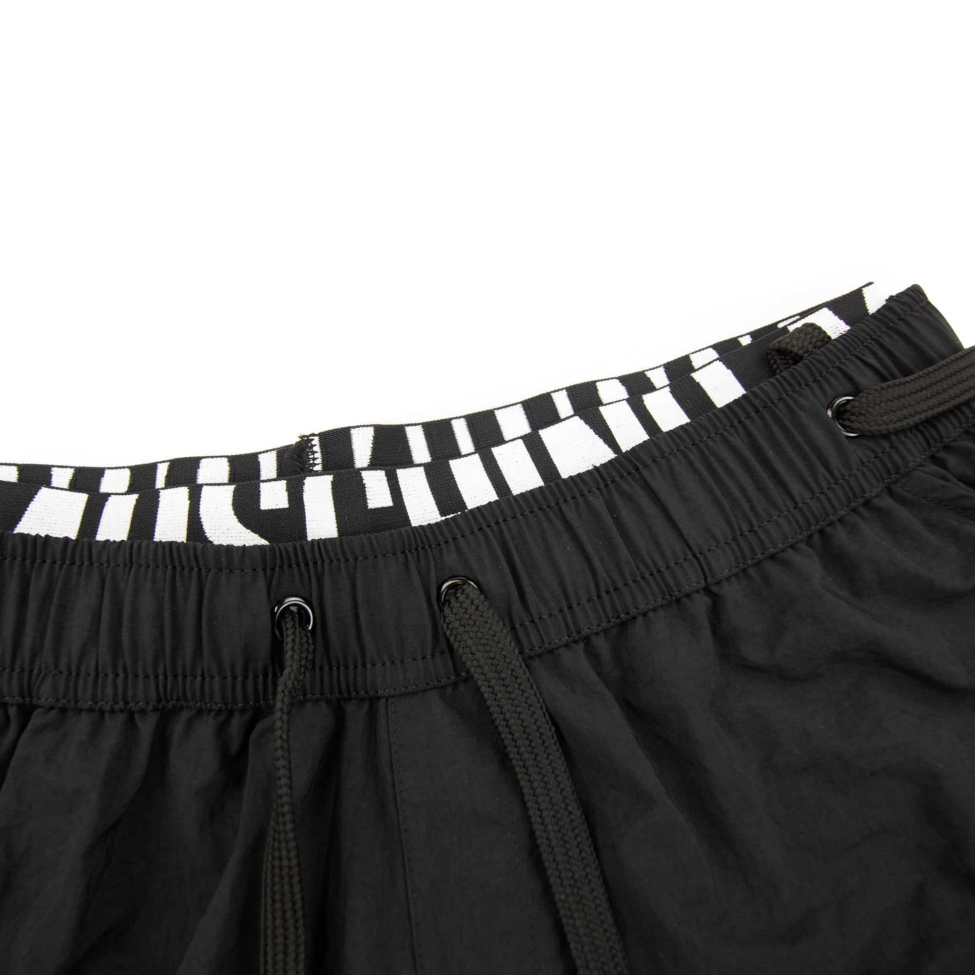 Moschino Swim Band Logo Swim Shorts Black 0555