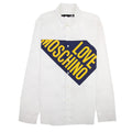 Love Moschino Logo Long Sleeve Shirt White