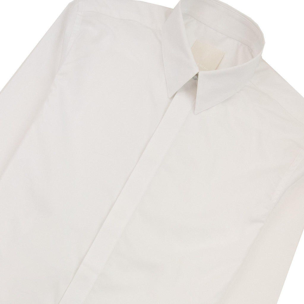 Givenchy Shirt In 4g Embroidered Poplin White 100