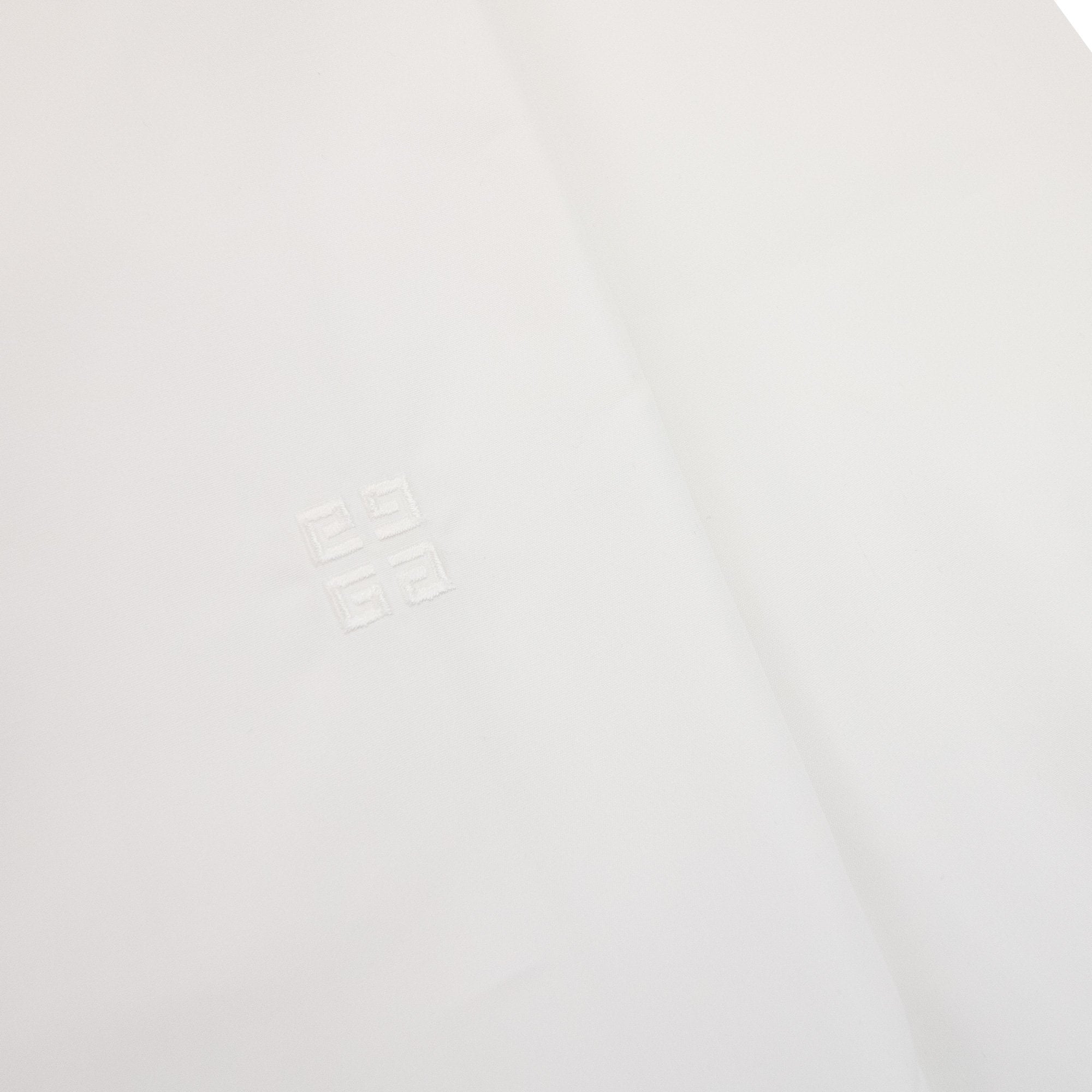 Givenchy Shirt In 4g Embroidered Poplin White 100