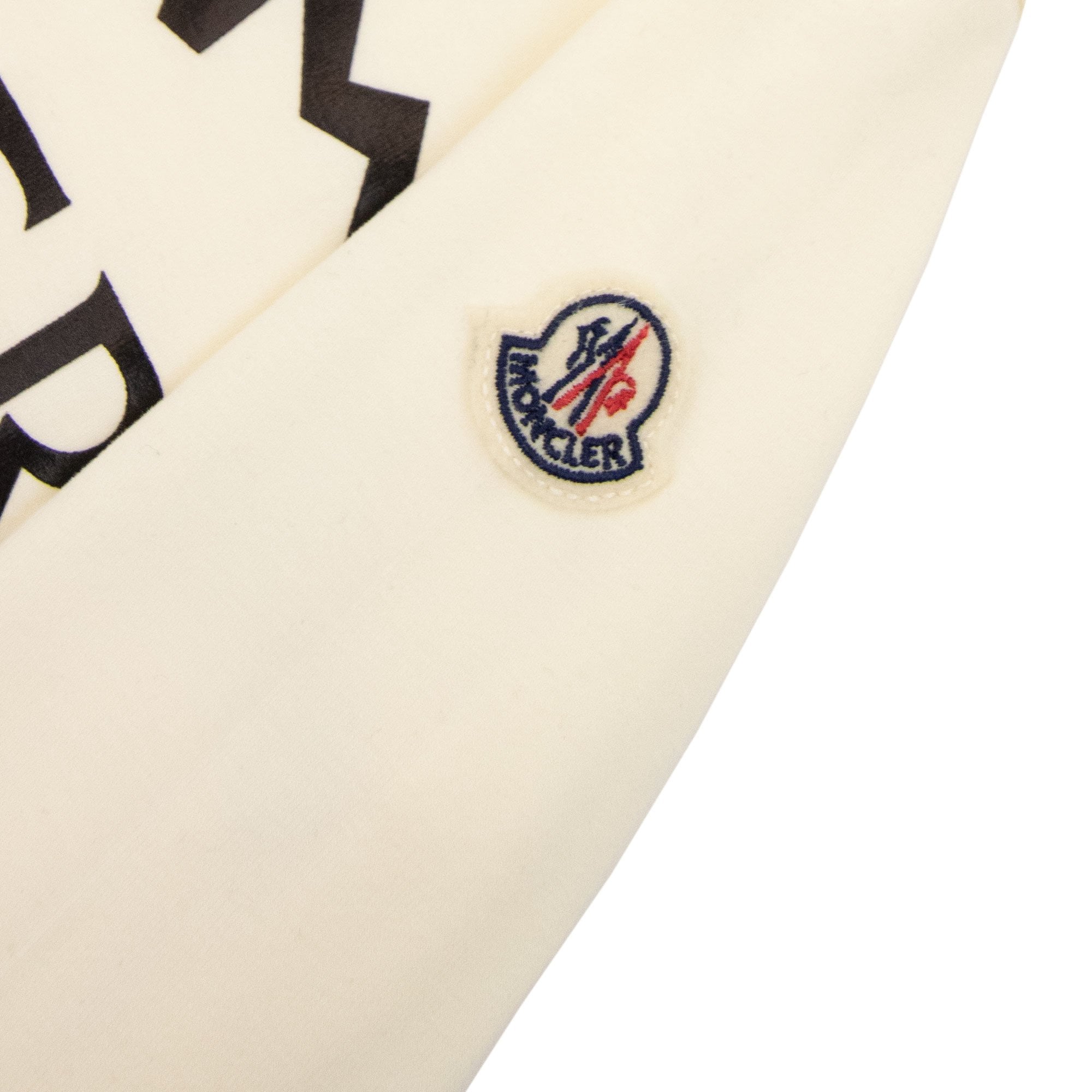 Moncler Junior Alpine Print Logo L/s T Shirt White 034