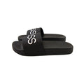 Hugo Boss Kids Embossed Logo Sliders Black 09b