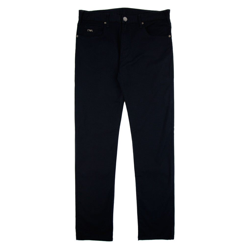 Emporio Armani J45 Regular Fit Stretch Gabardine Jean Blue/navy 920