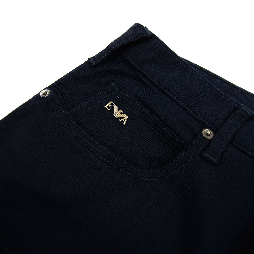 Emporio Armani J45 Regular Fit Stretch Gabardine Jean Blue/navy 920