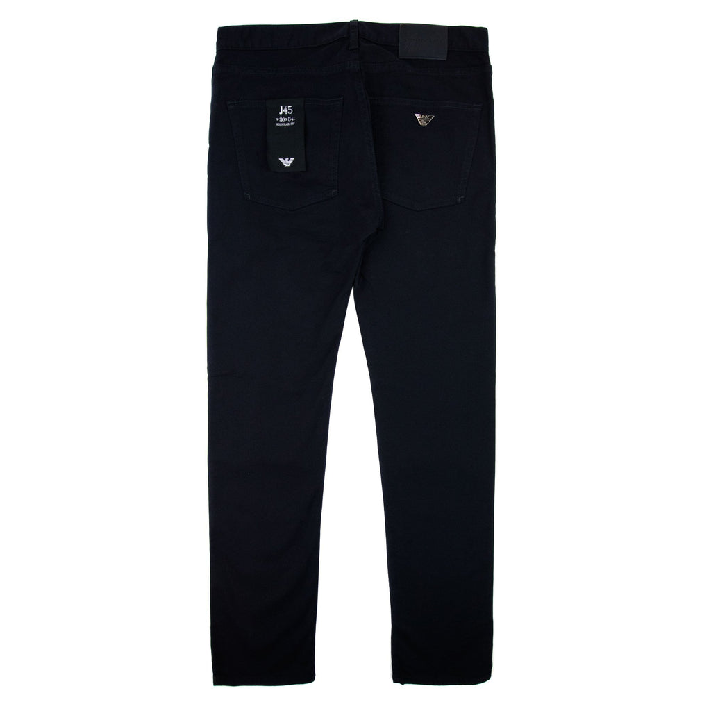 Emporio Armani J45 Regular Fit Stretch Gabardine Jean Blue/navy 920