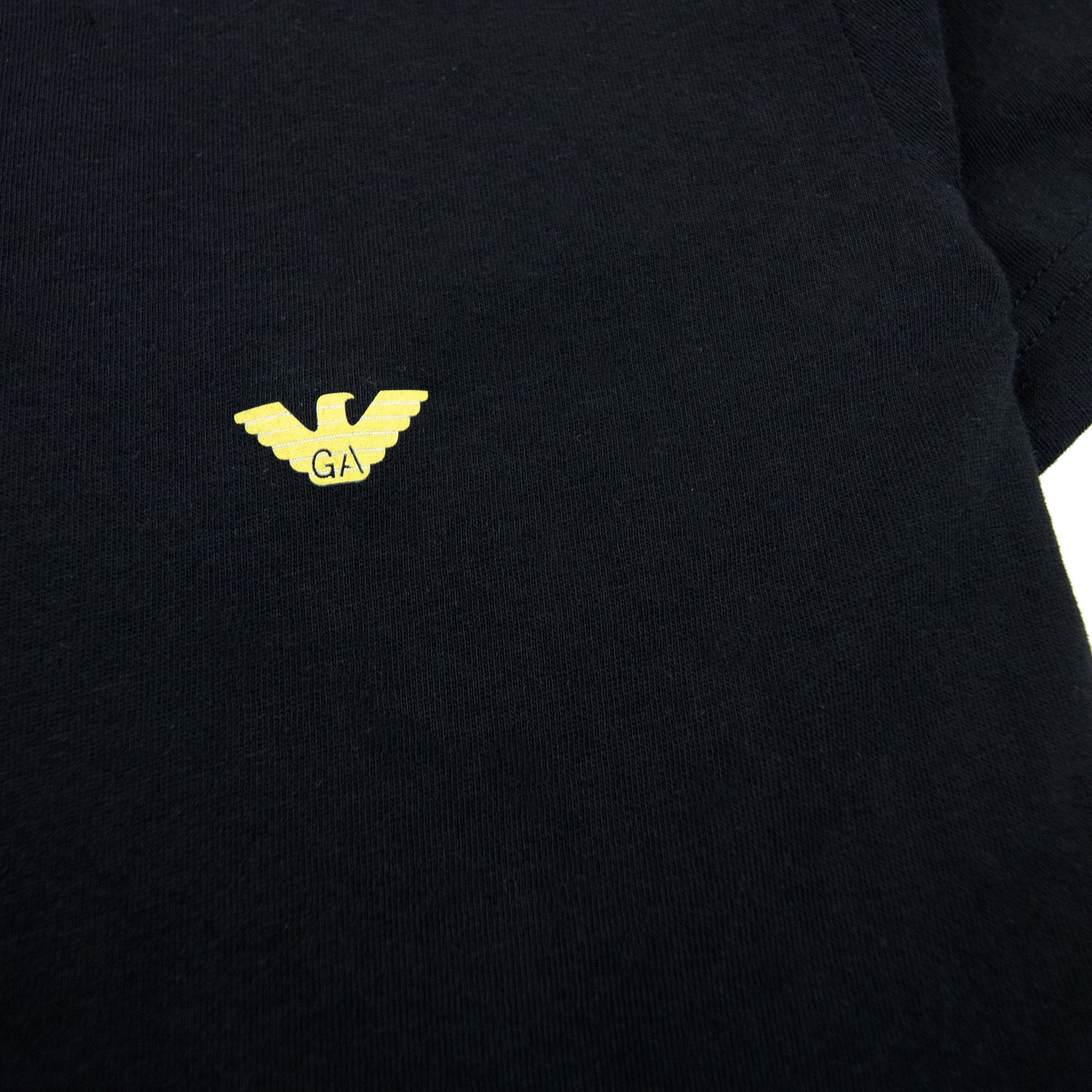 Emporio Armani Underwear Chest Logo Tee Black