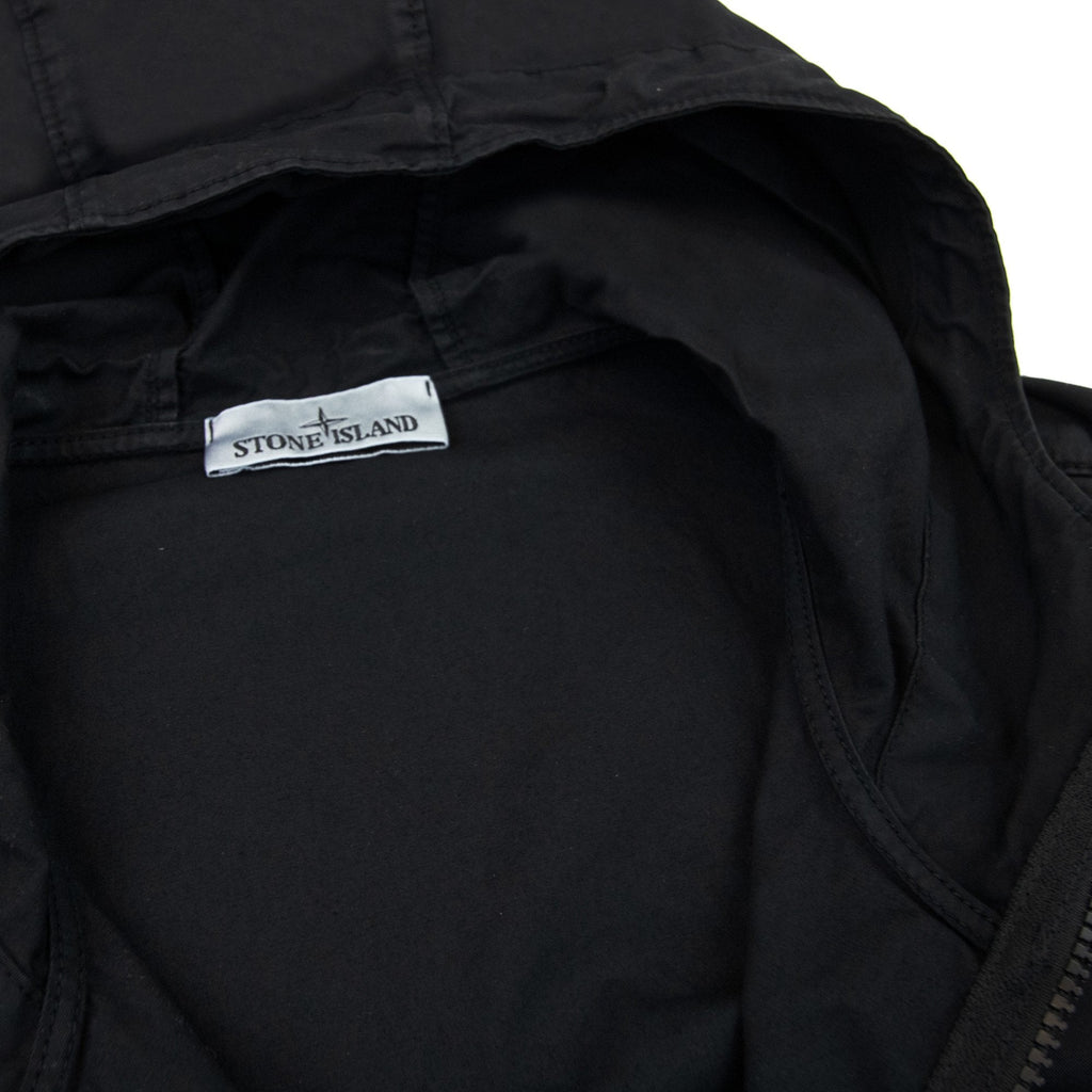 Stone Island 43310 Supima Cotton Overshirt Black V0029