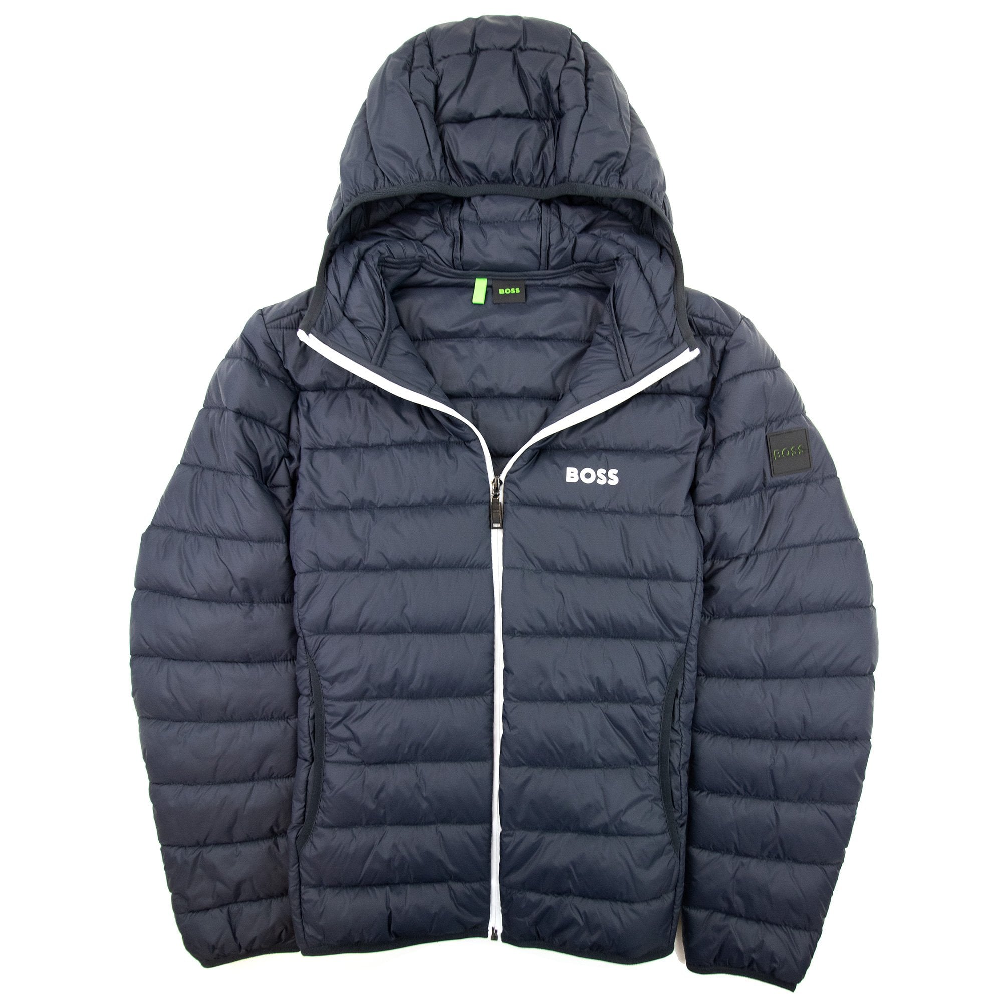 Hugo Boss J_thor Branded Trims Puffer Jacket Navy 402