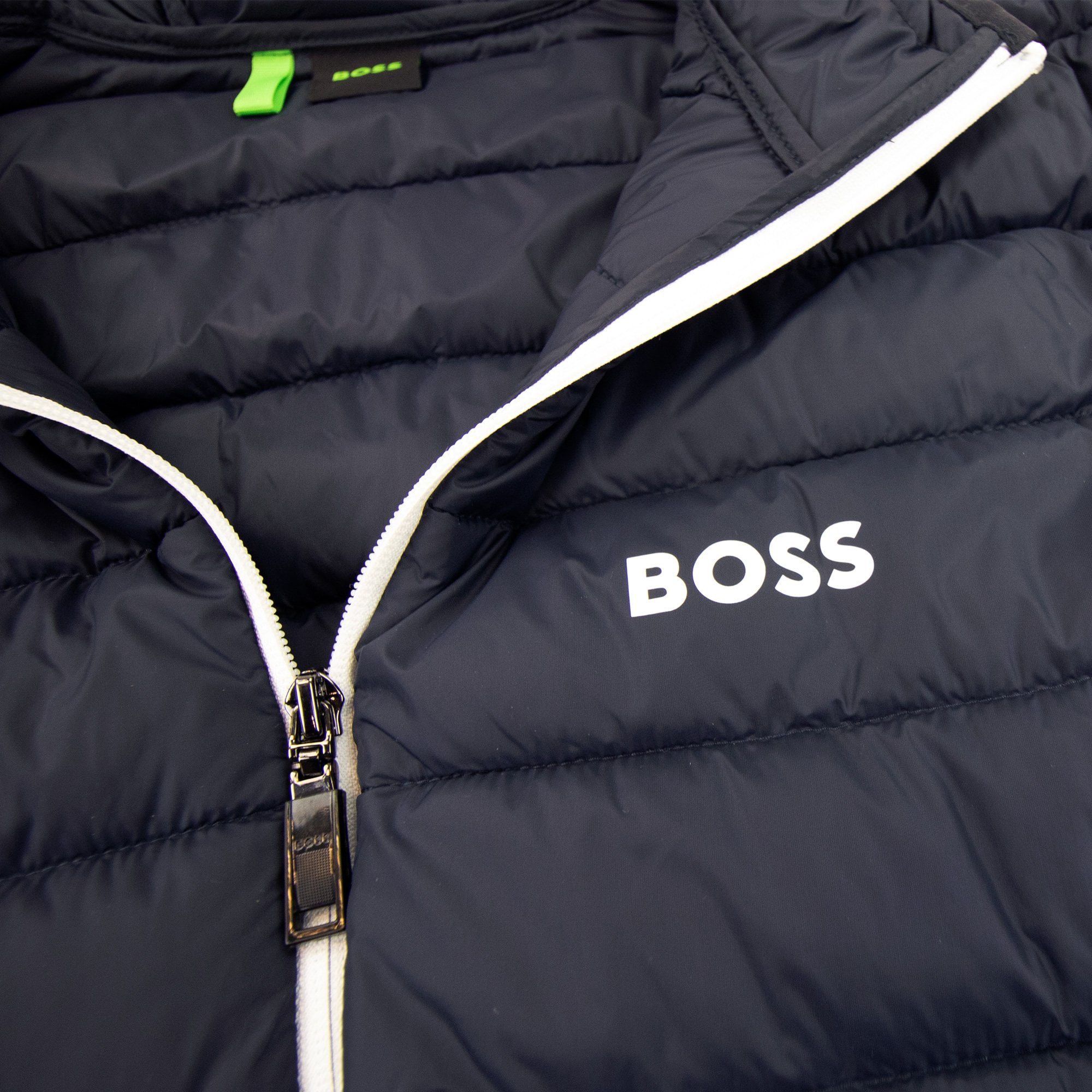 Hugo Boss J_thor Branded Trims Puffer Jacket Navy 402