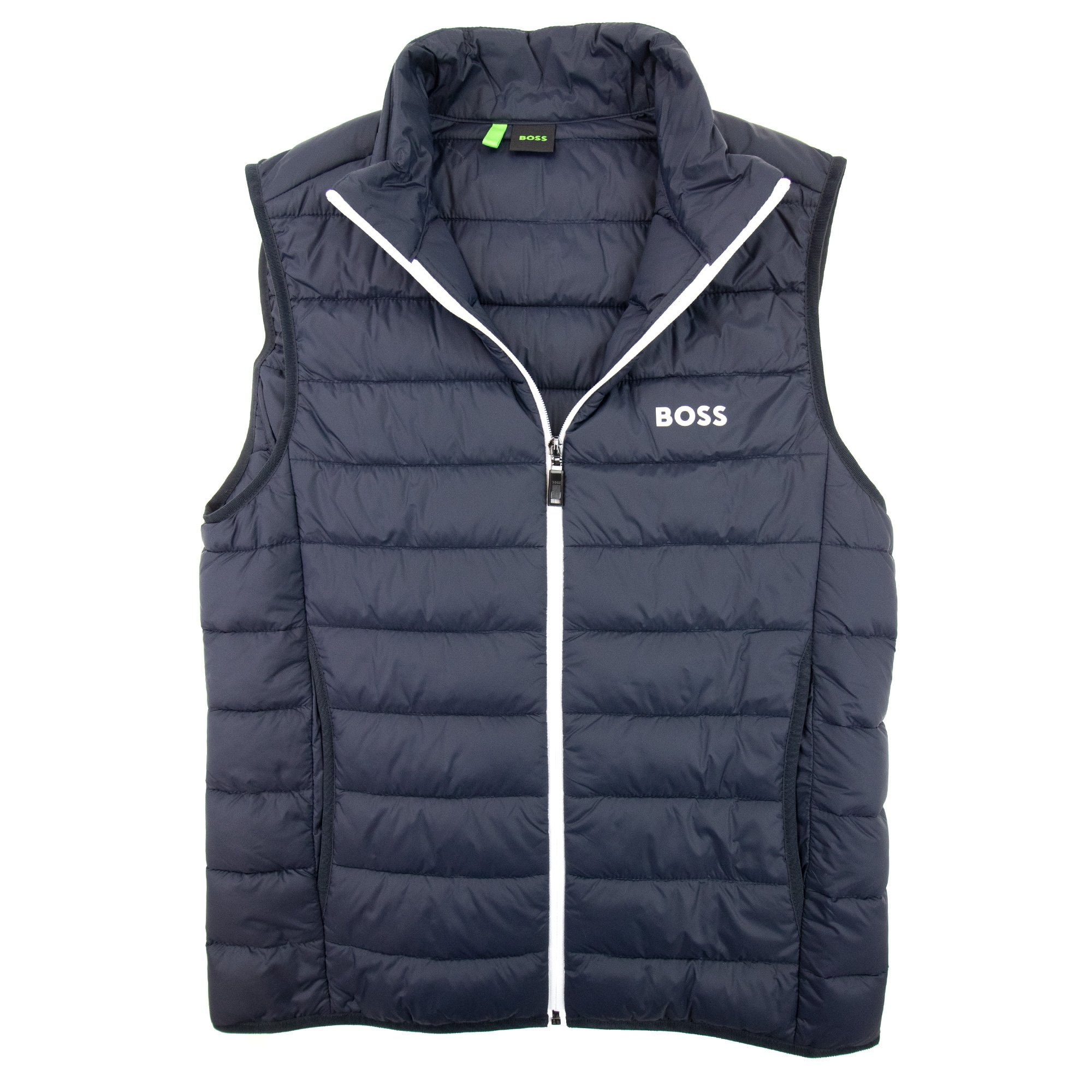 Hugo Boss V Thor Logo Detail Water Repellent Gilet Navy 402
