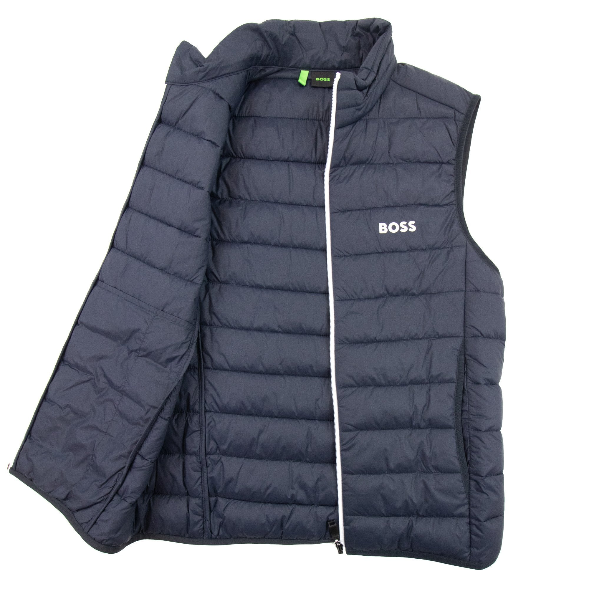Hugo Boss V Thor Logo Detail Water Repellent Gilet Navy 402