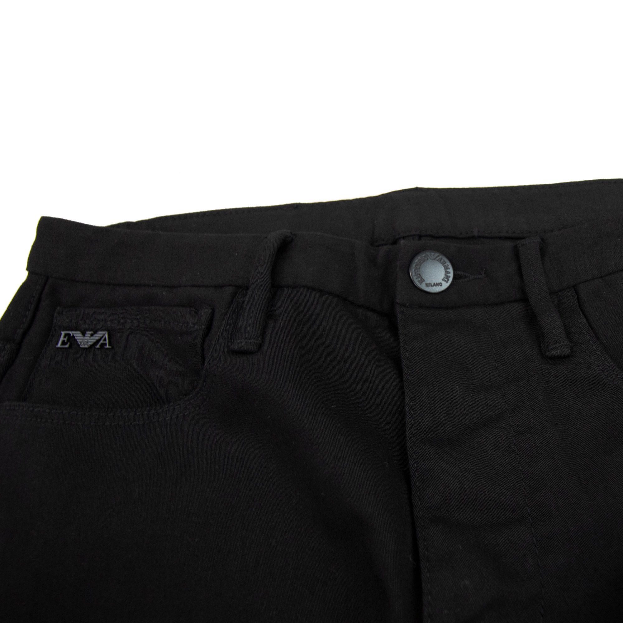 Emporio Armani J11 Extra Slim-fit Extra-comfort Denim Jeans Black