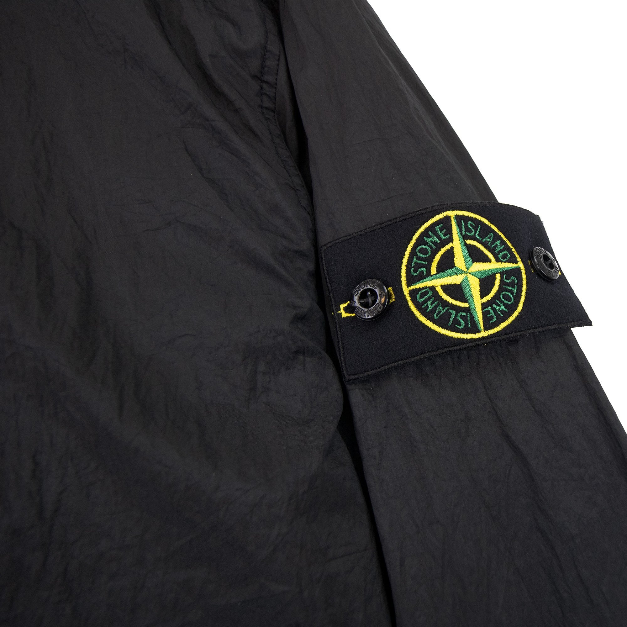 Stone Island 41920 Tc In Econyl Nylon Metal Jacket Black V0029