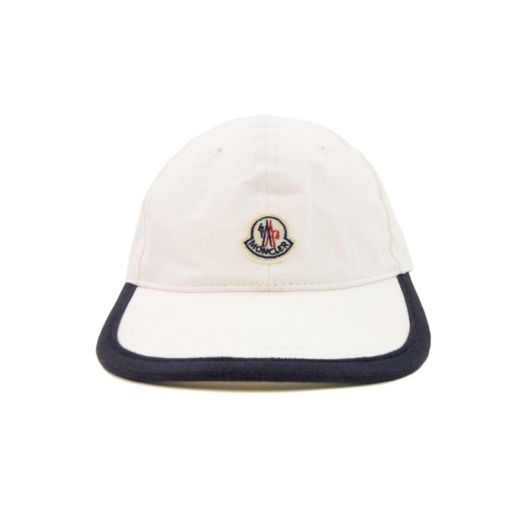 Moncler Junior Moncler Logo Cap White