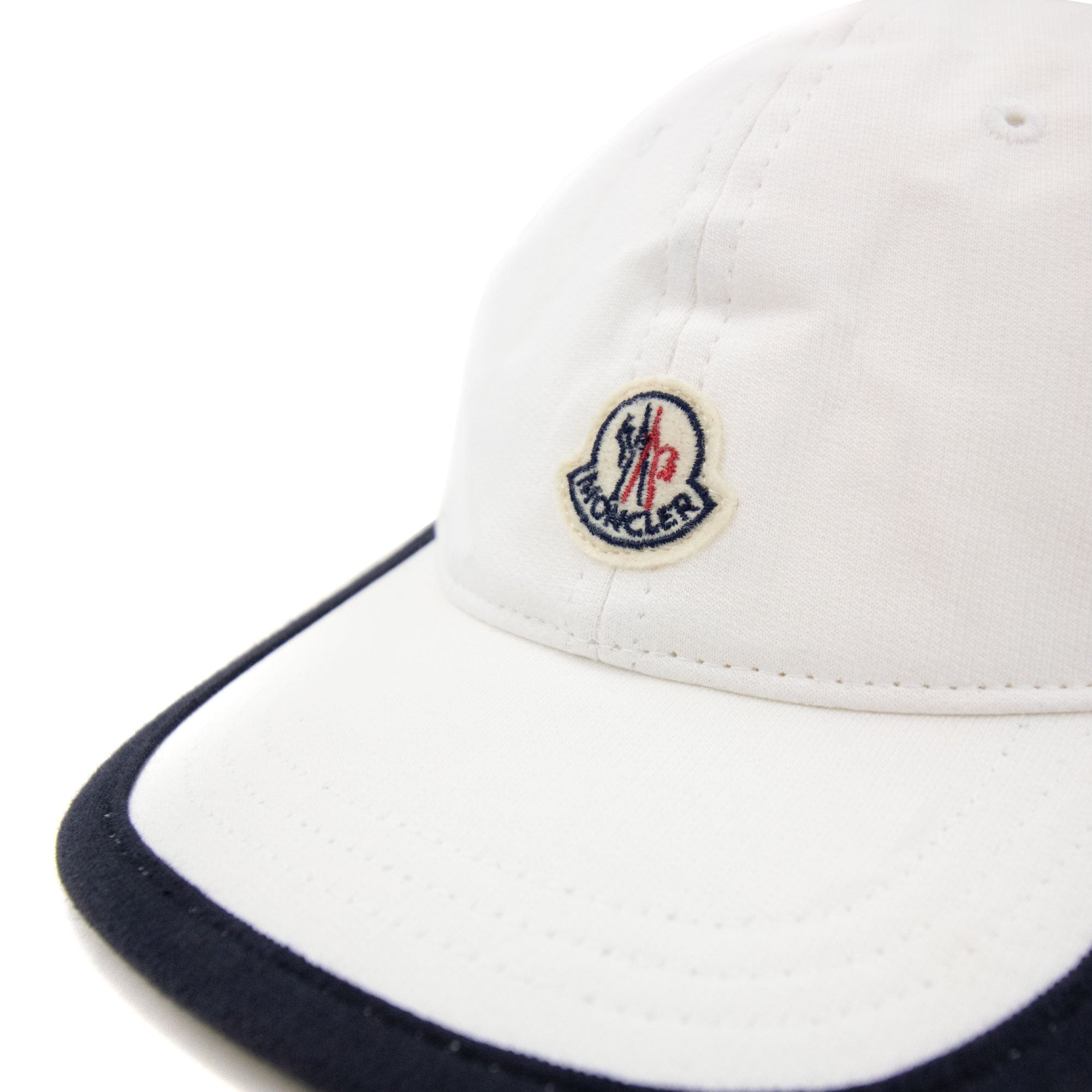 Moncler Junior Moncler Logo Cap White