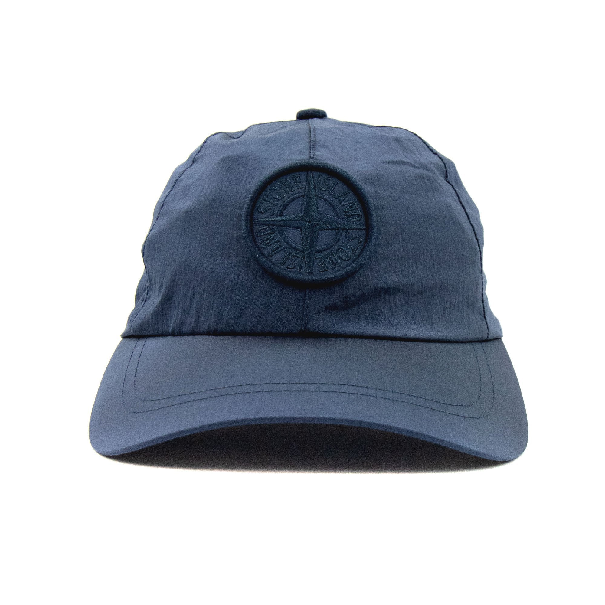 Stone Island 99576 Nylon Metal Compass Cap Navy Blue V0024