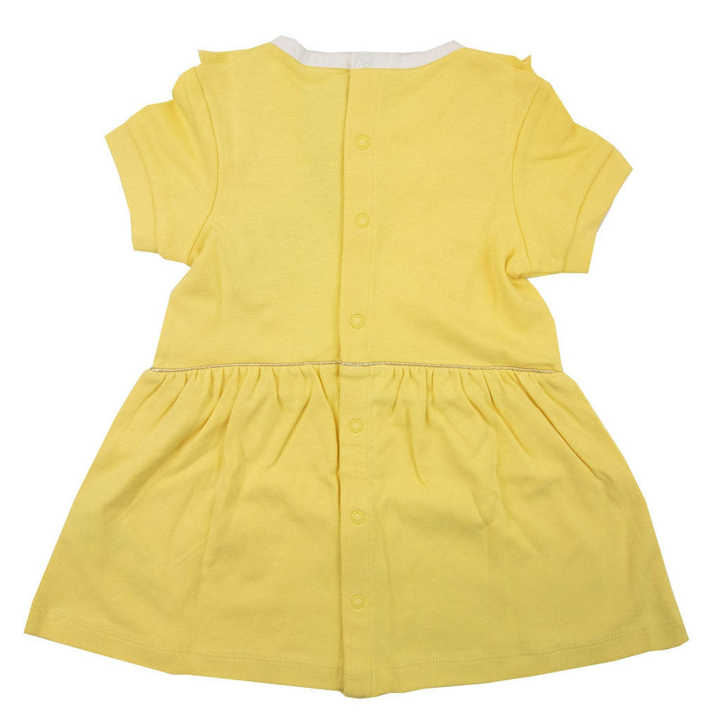 Hugo Boss Kids Baby Girl Frill Dress Yellow 528