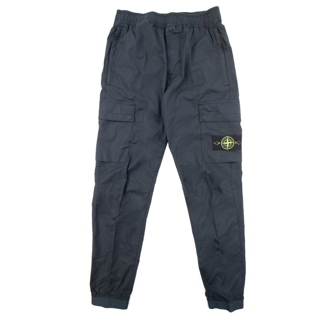 Stone Island 31303 Stretch Cotton Tela Paracadute Garment Dye Navy V0020