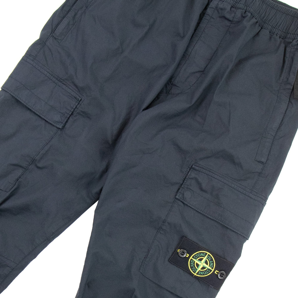 Stone Island 31303 Stretch Cotton Tela Paracadute Garment Dye Navy V0020