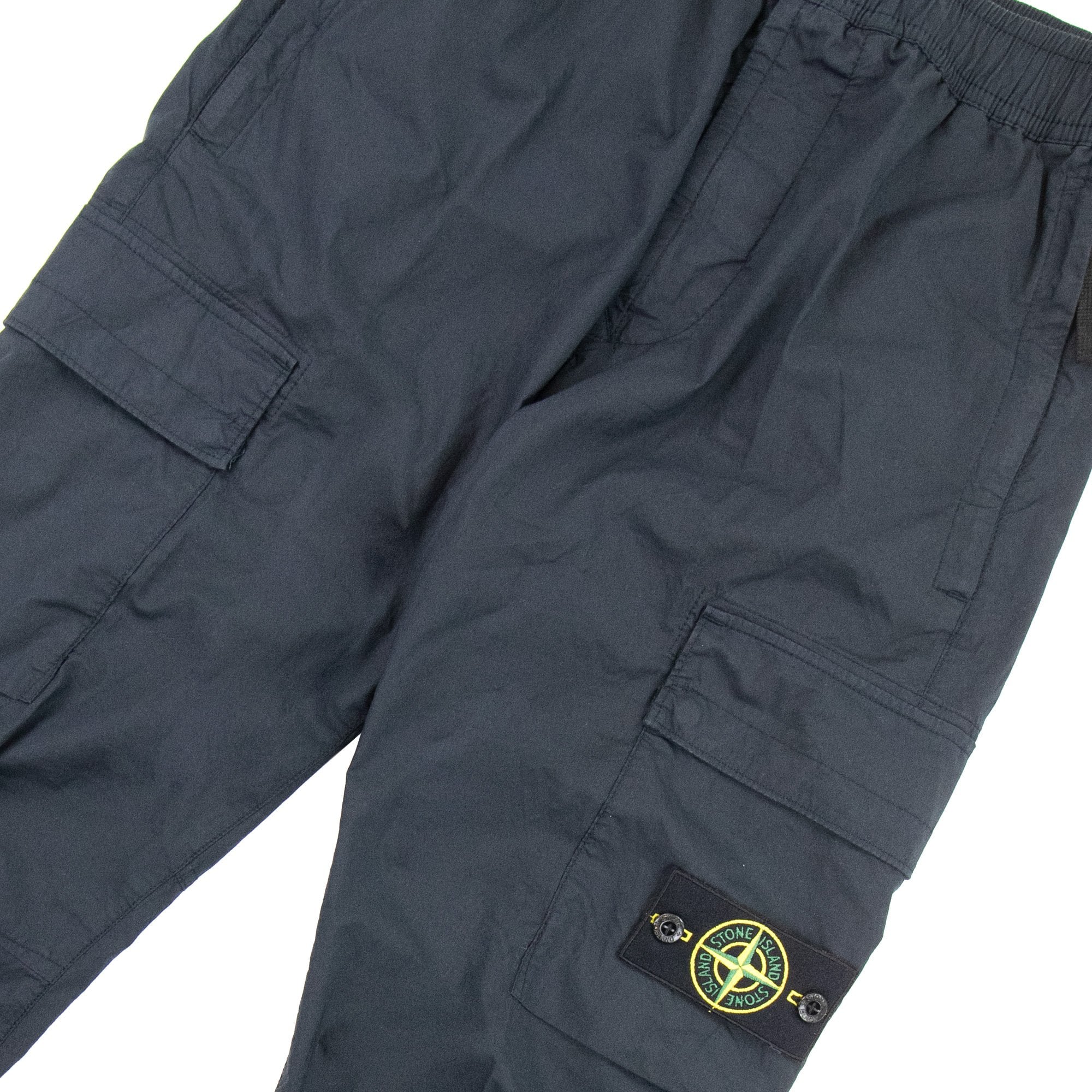 Stone Island 31303 Stretch Cotton Tela Paracadute Garment Dye Navy V0020