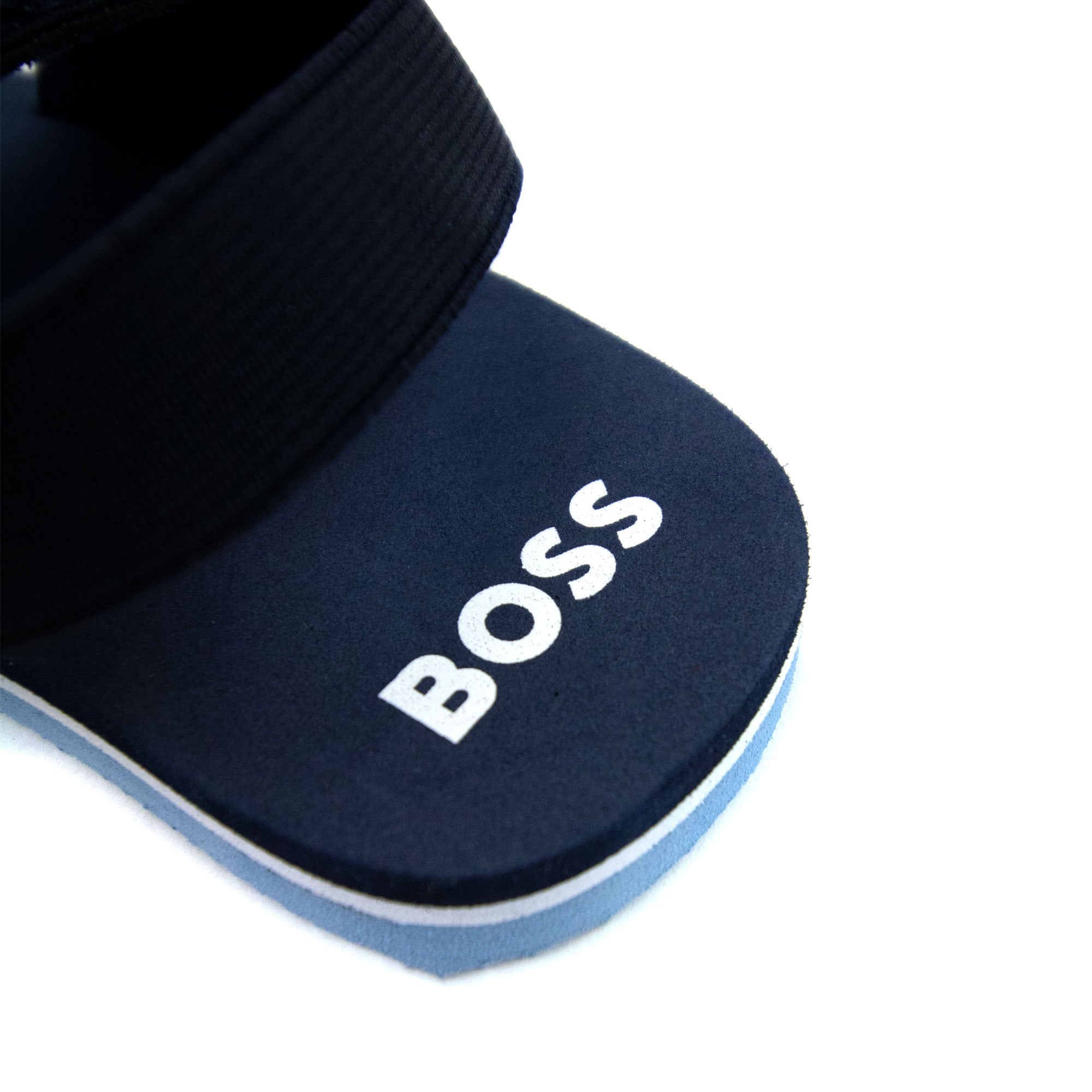 Hugo Boss Kids Logo Strap Detailing Slider Navy 849