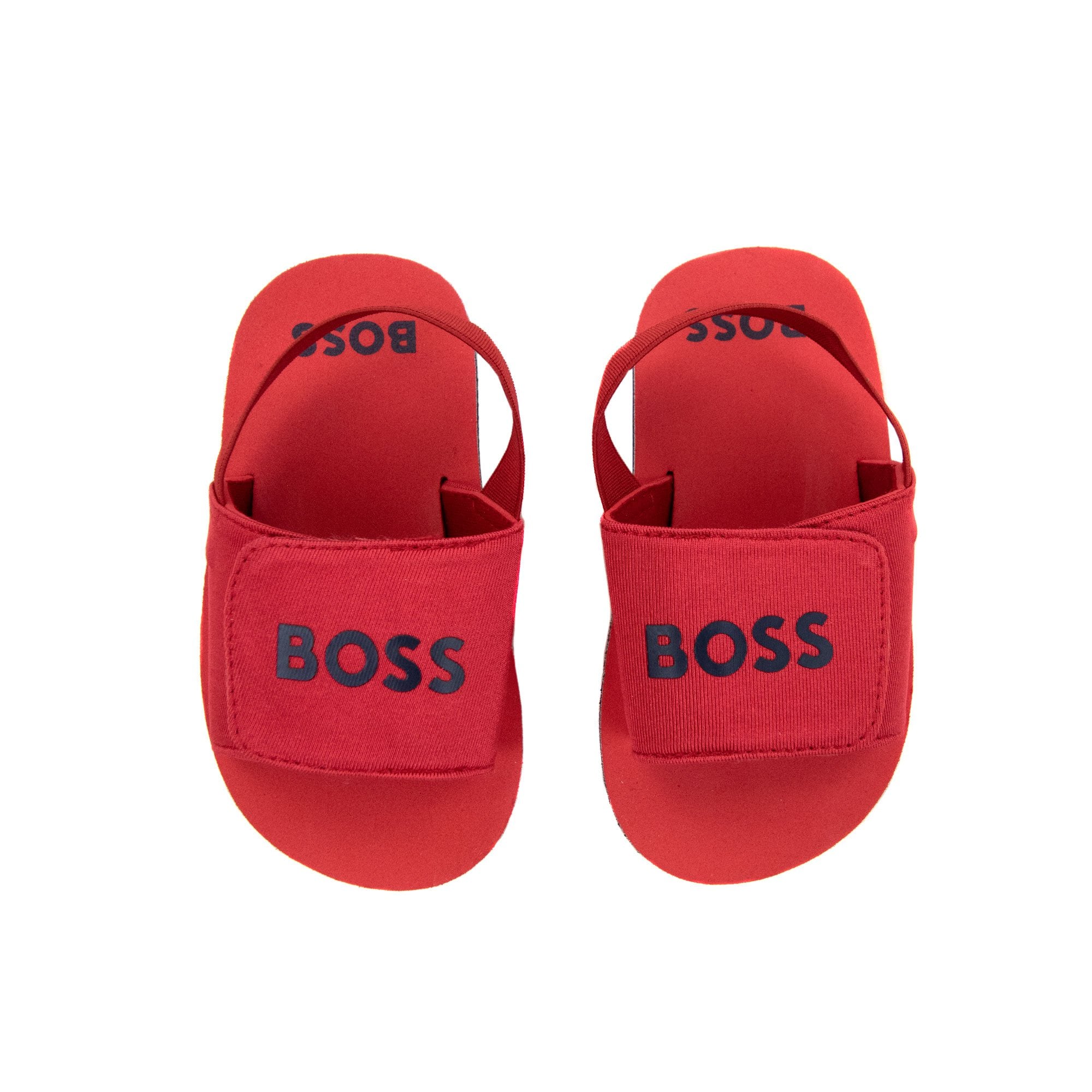 Hugo Boss Kids Logo Strap Detailing Slider Red 991