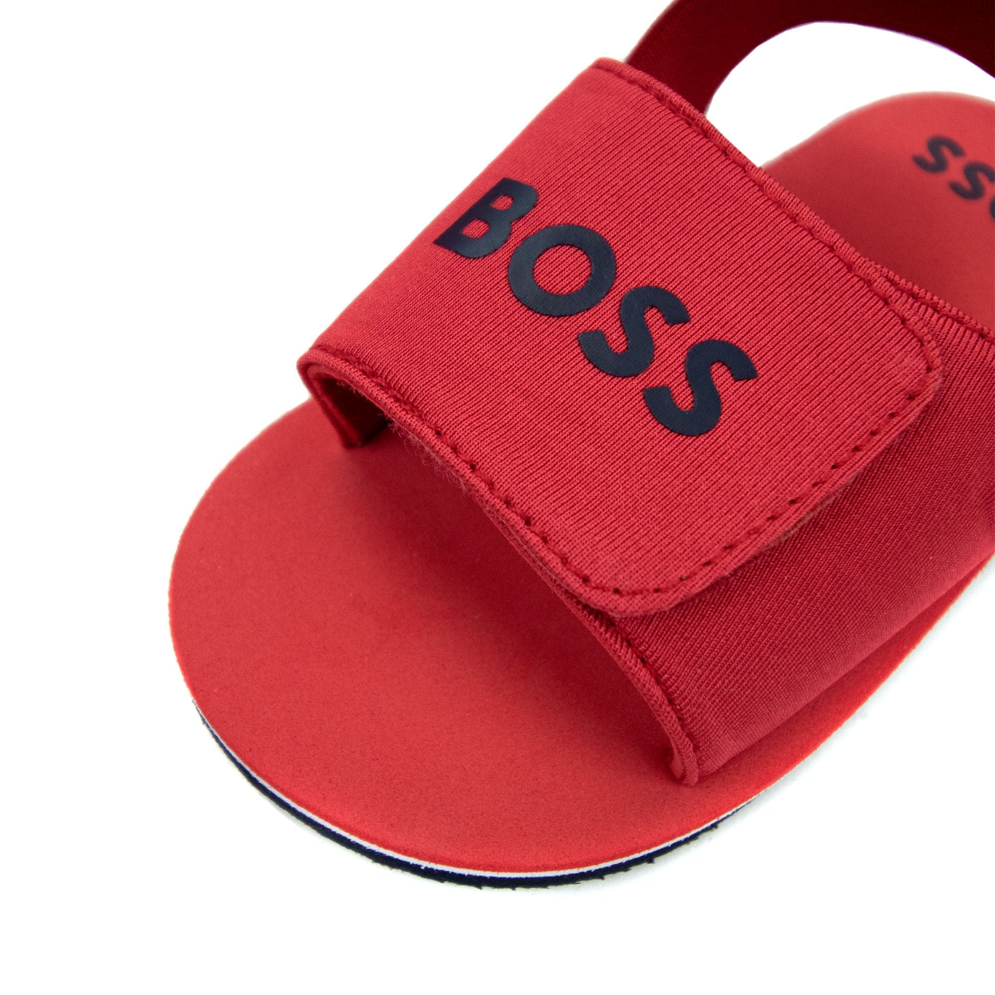 Hugo Boss Kids Logo Strap Detailing Slider Red 991