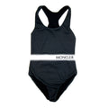 Moncler Junior Logo Bagno Girl Swim Costume Black