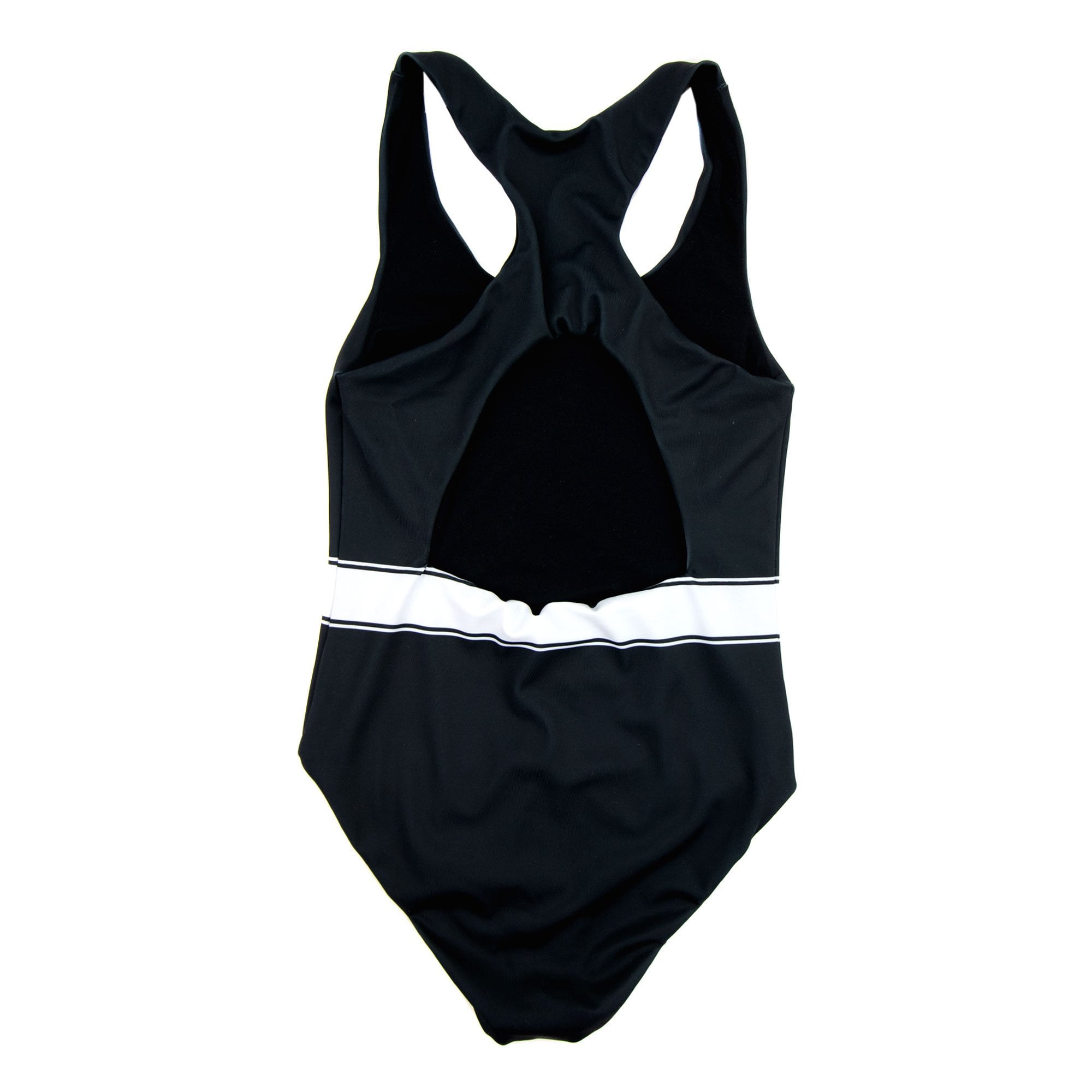 Moncler Junior Logo Bagno Girl Swim Costume Black