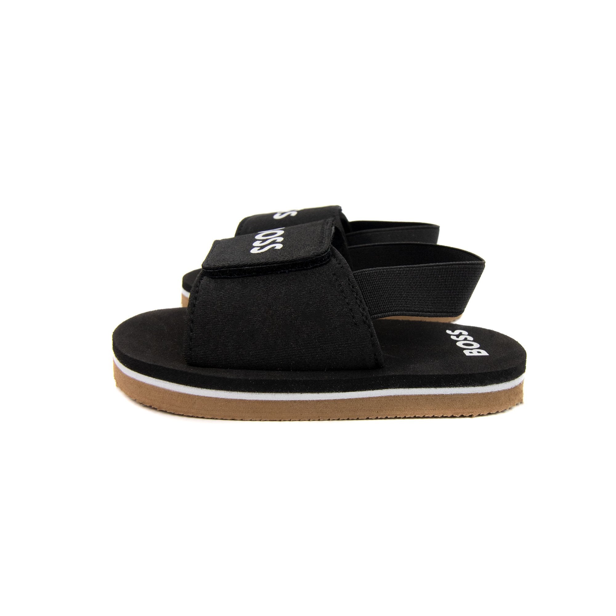 Hugo Boss Kids Logo Strap Detailing Slider Black 09b