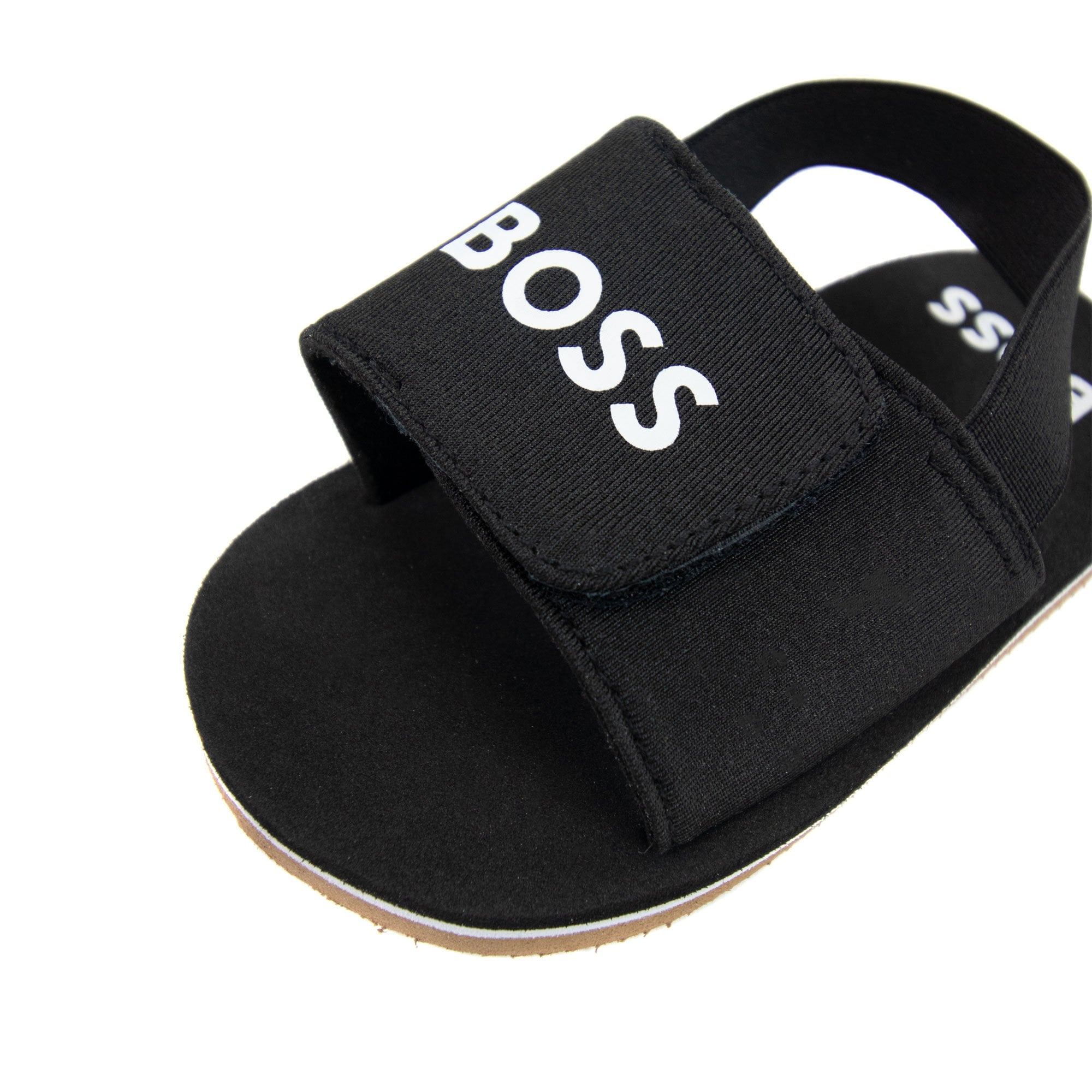 Hugo Boss Kids Logo Strap Detailing Slider Black 09b