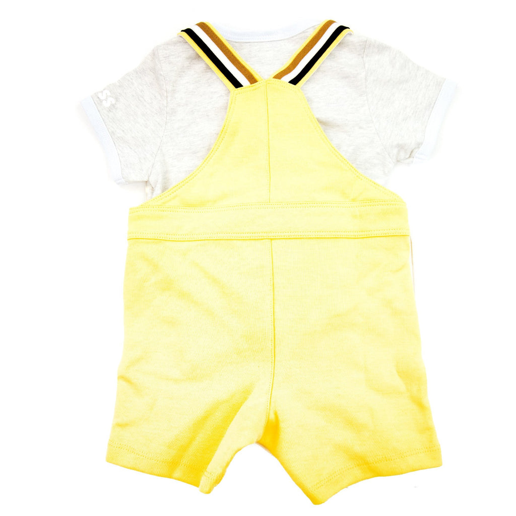 Hugo Boss Kids Boy Dungarees Set Yellow 528