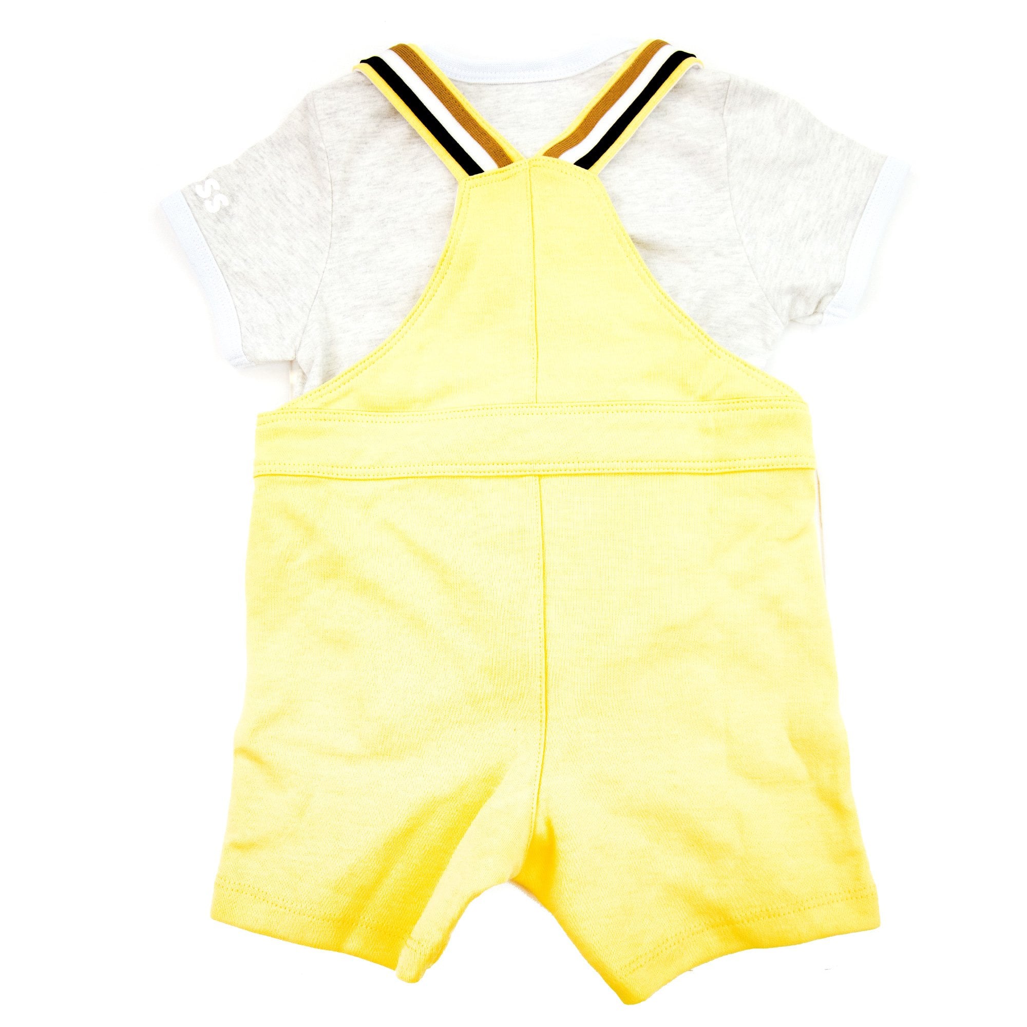 Hugo Boss Kids Boy Dungarees Set Yellow 528