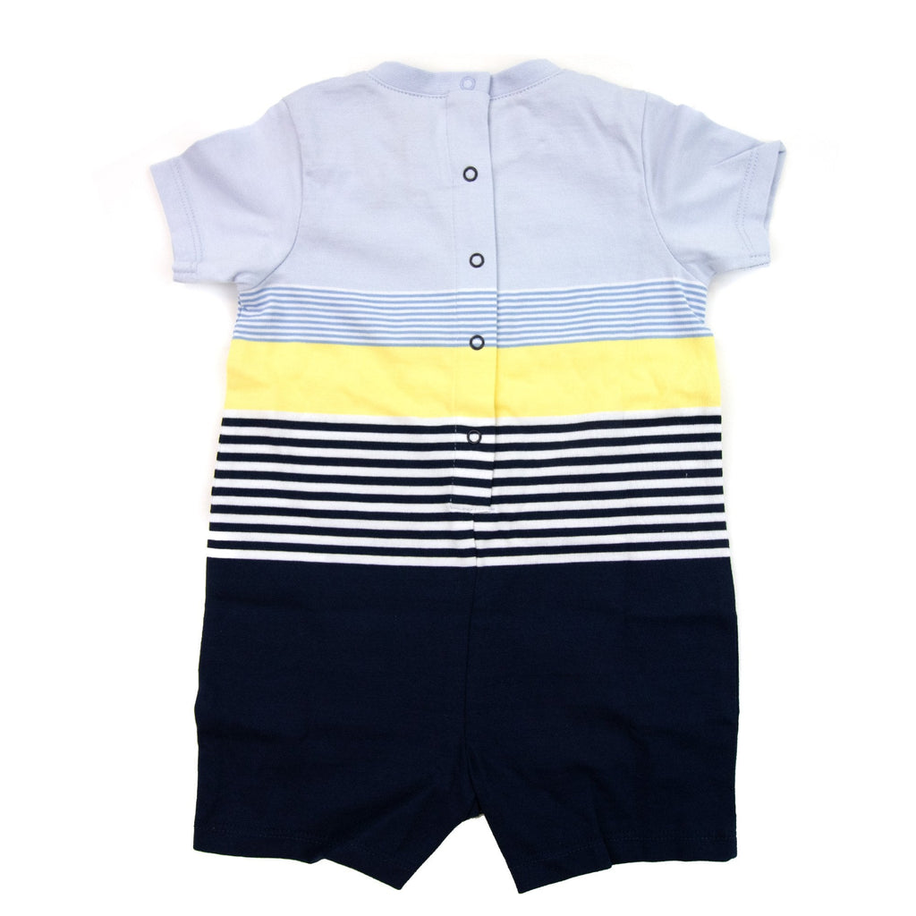 Hugo Boss Kids Baby Stripped Romper Set Pale Blue 771