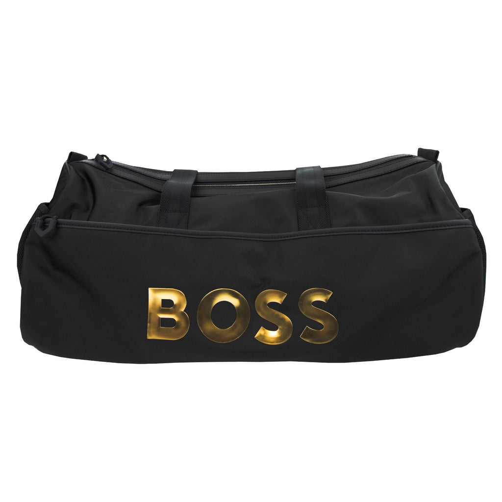 Hugo Boss Holdall Metallic Logo Bag Black 001