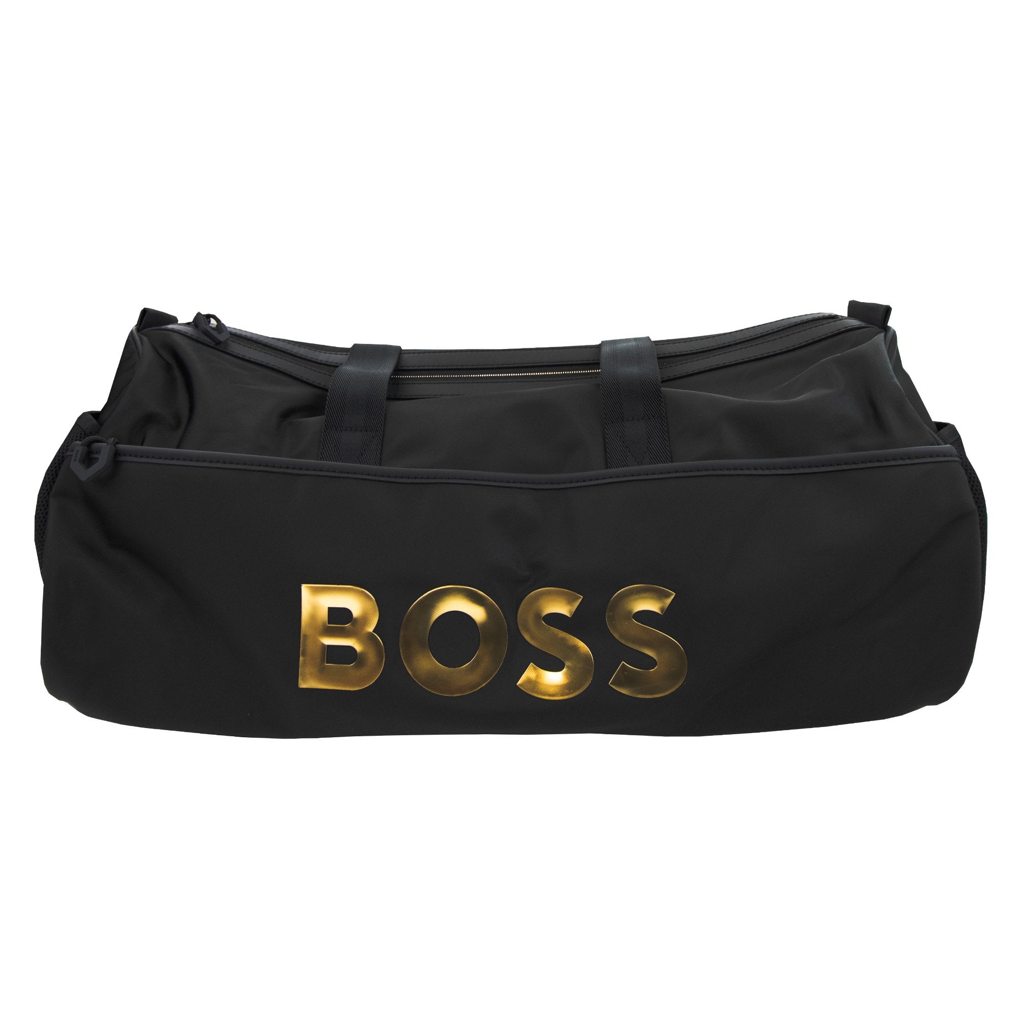 Hugo Boss Holdall Metallic Logo Bag Black 001
