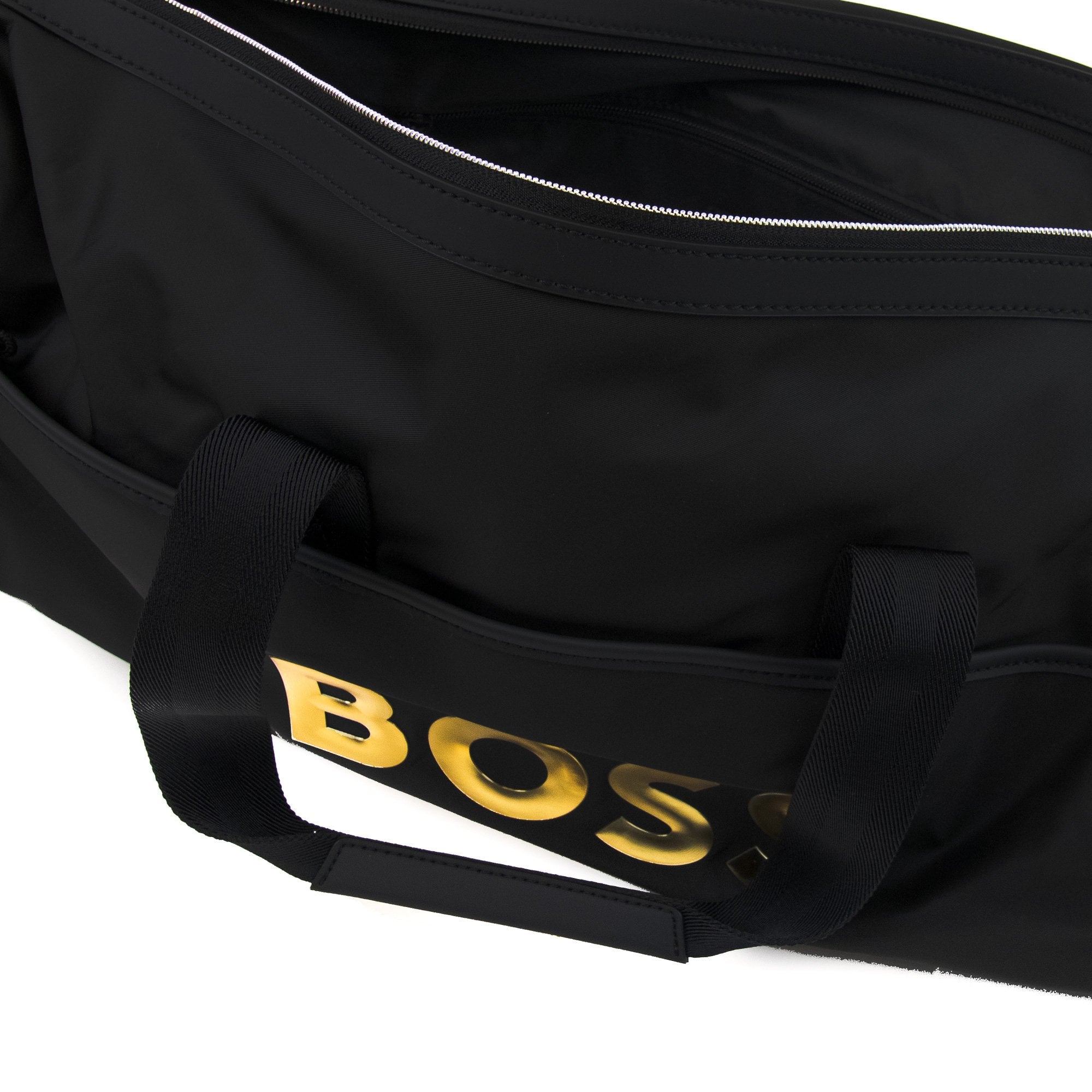 Hugo Boss Holdall Metallic Logo Bag Black 001