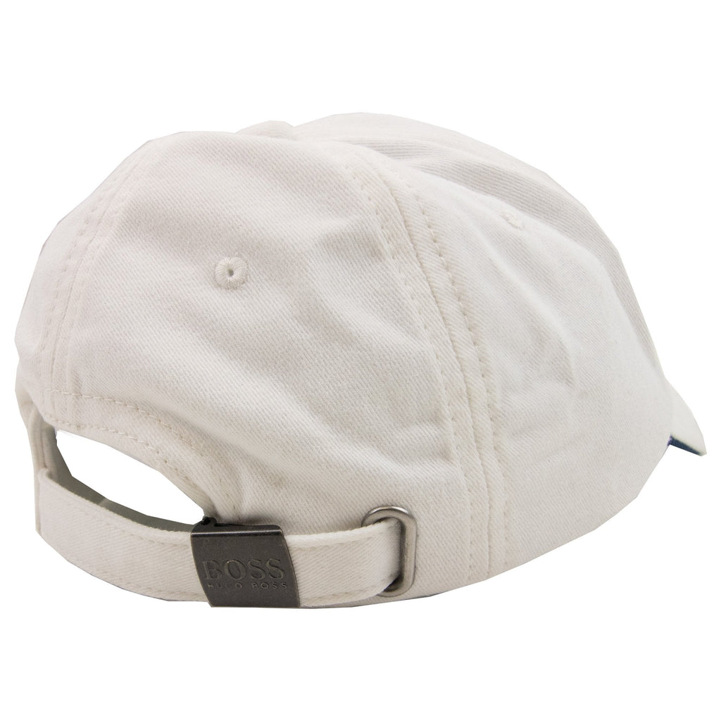 Hugo Boss Kids Embroidered Logo Cap White
