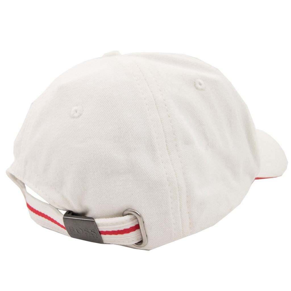 Hugo Boss Kids Logo Baseball Cap White