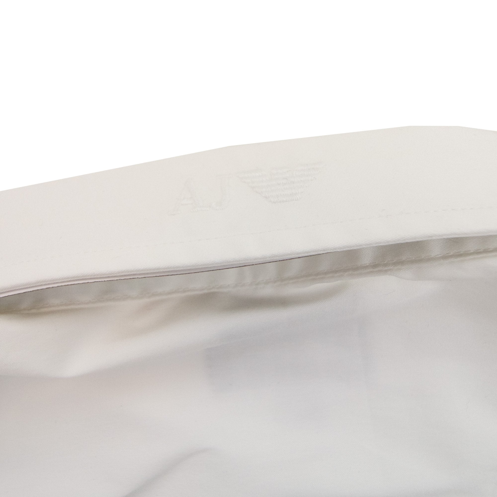 Armani Jeans Collar Aj Logo S/s Shirt White