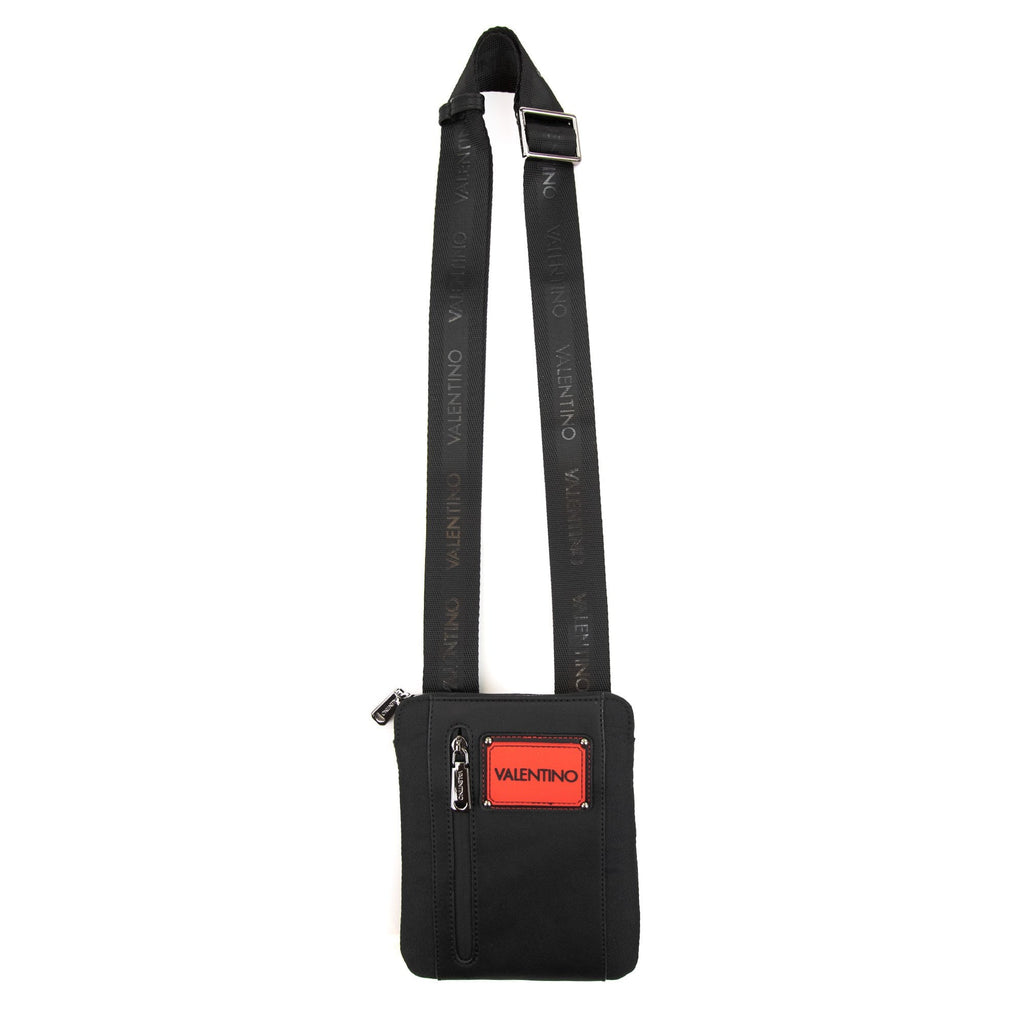 Valentino Nathan Logo Cross Body Bag Nero