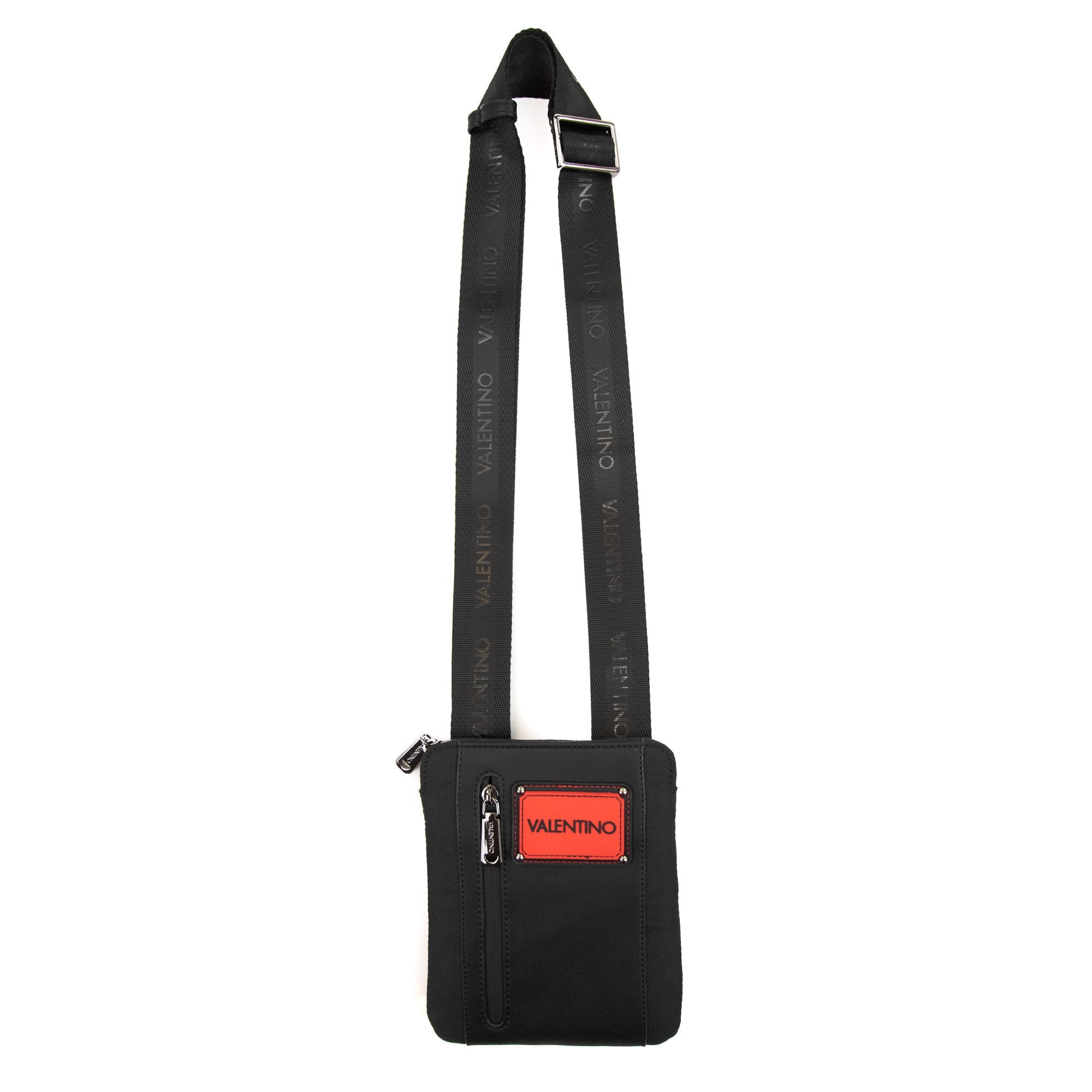 Valentino Nathan Logo Cross Body Bag Nero