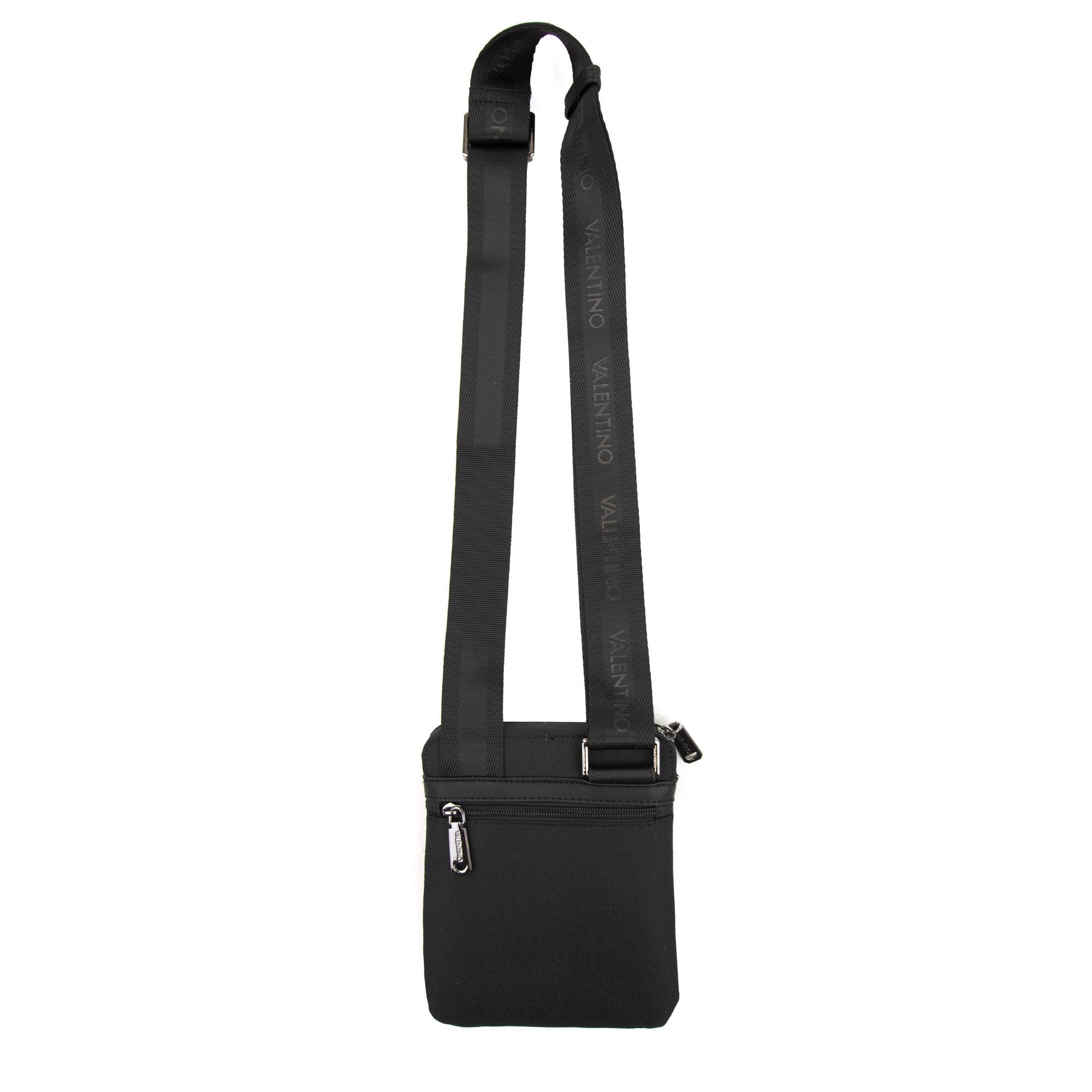 Valentino Nathan Logo Cross Body Bag Nero