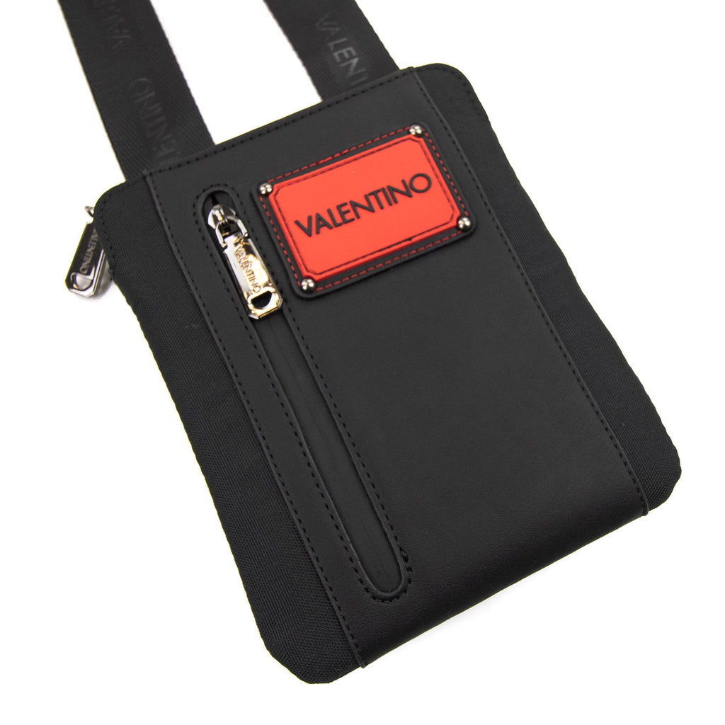 Valentino Nathan Logo Cross Body Bag Nero