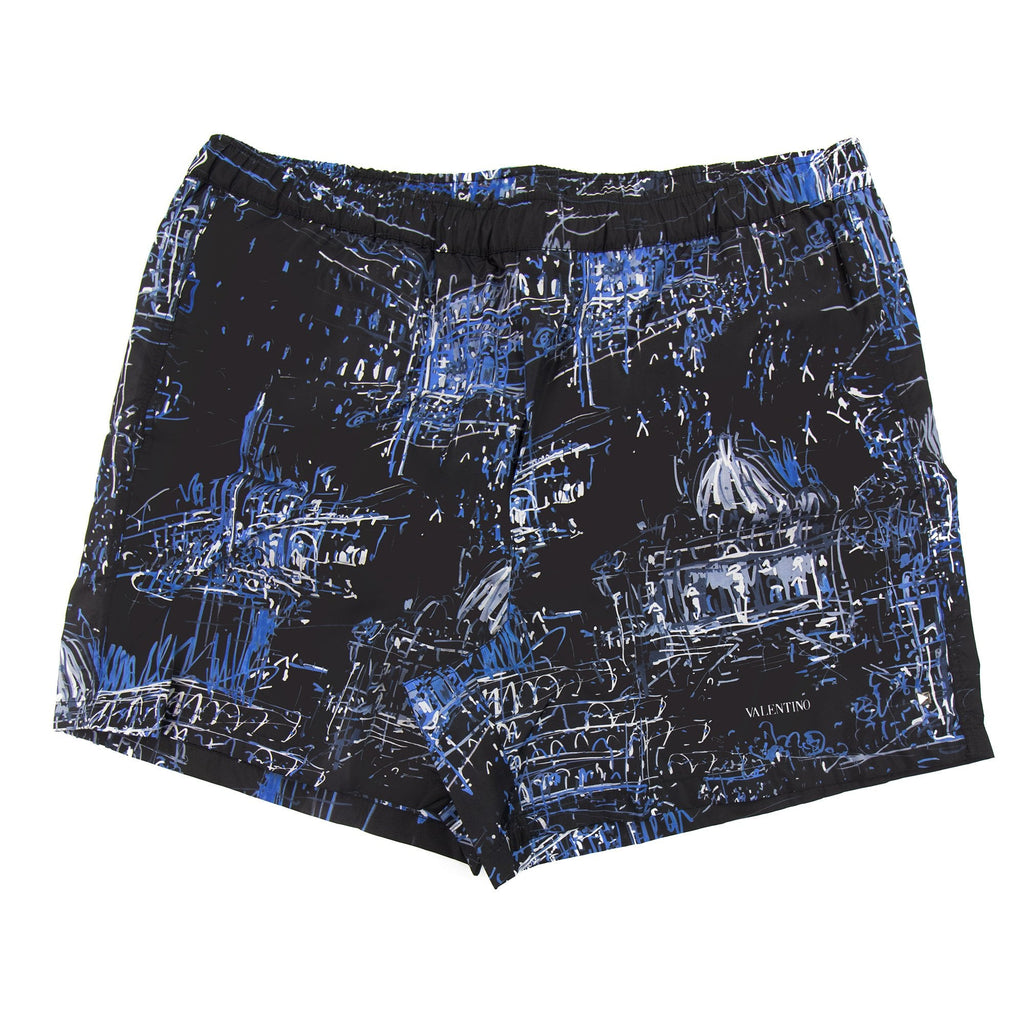 Valentino Nylon Swim Shorts Multi