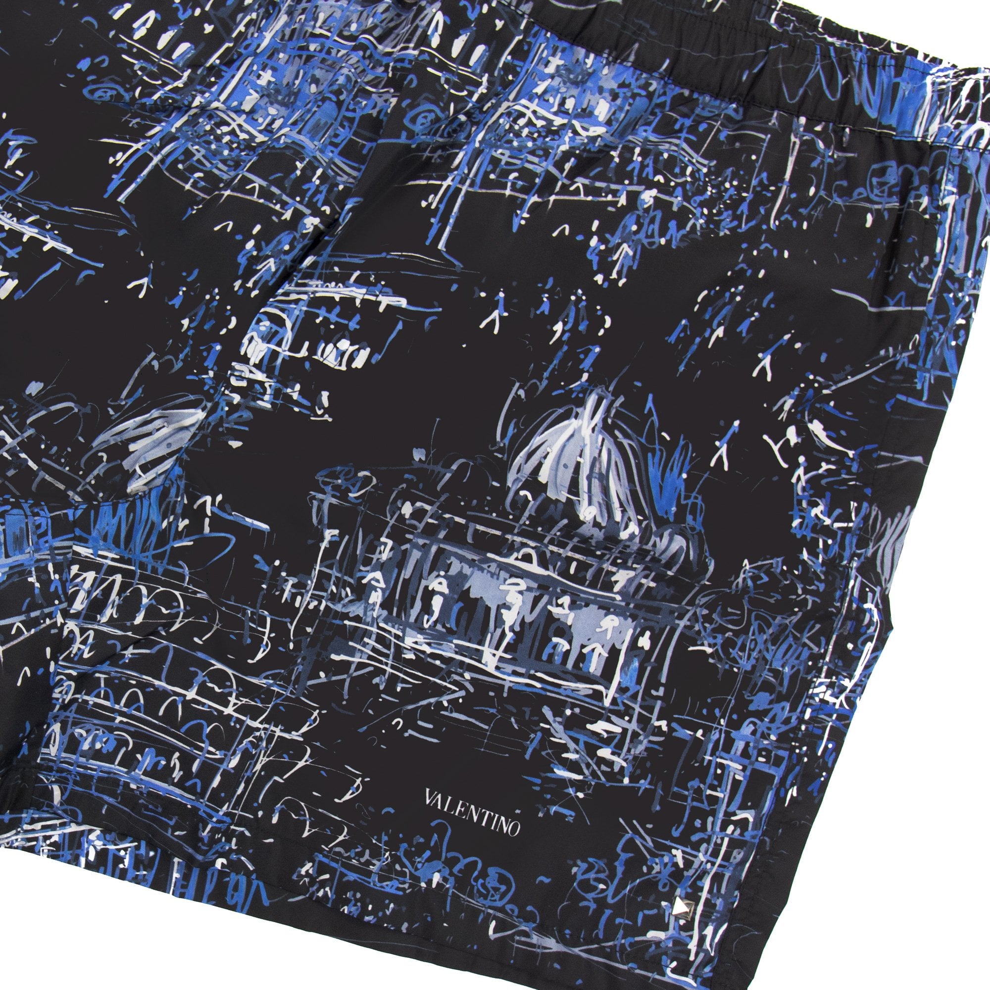 Valentino Nylon Swim Shorts Multi
