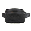 Emporio Armani All Over Eagle Jacquard Nylon Belt Black/black/black