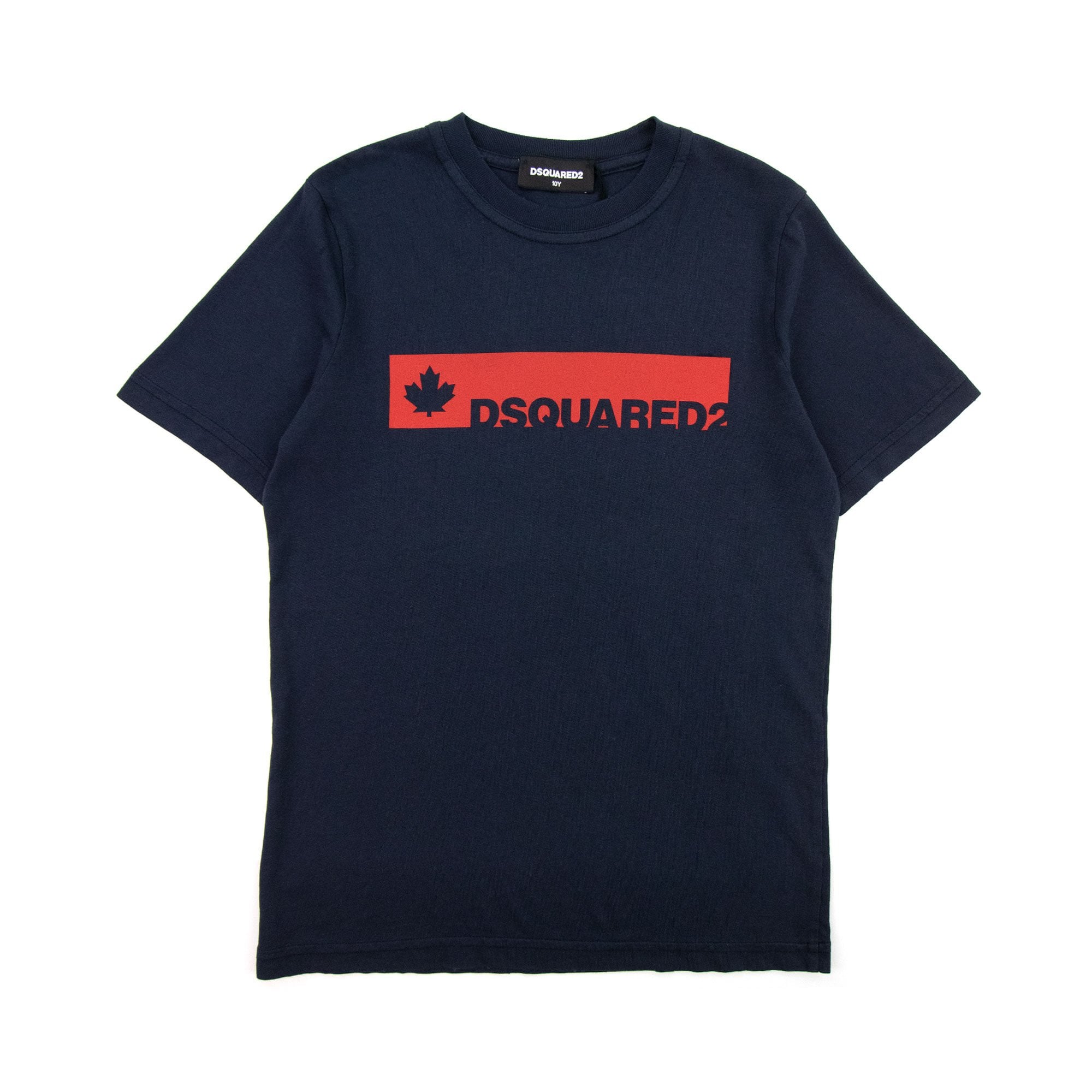 Dsquared2 Kids Bar Short Sleeve T-shirt Dark Navy