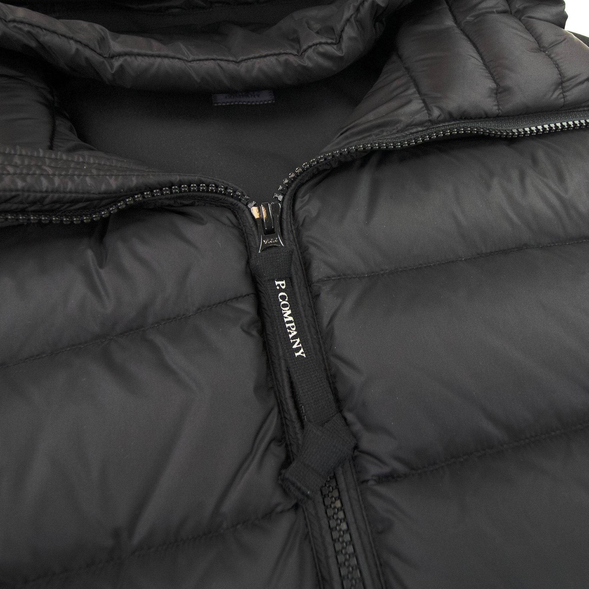 Cp Company Down Front Knitted Jacket Black 999